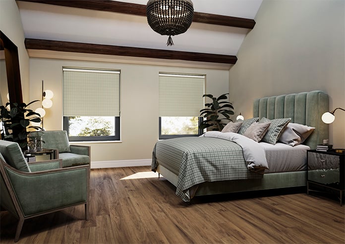 Emily Bond George Stripe, Sage - Twist&Fit Roller Blind - Image 7